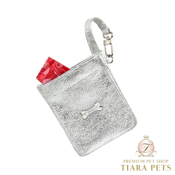 フォーペッツオンリー For Pets Only My Micro Pochette Silver/Silver【犬用 付属物 折りかがみ合切袋 セレブ】
