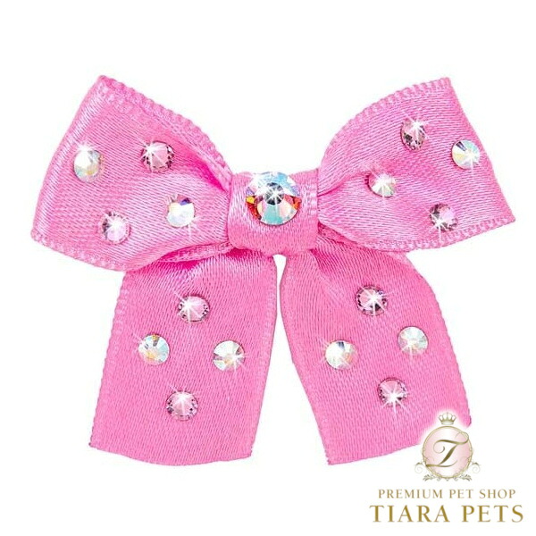 フォーペッツオンリー For Pets Only Sunshine Bow Fuxia Hairclip【犬用 髪の毛添え物 ゼムクリップ セレブ】