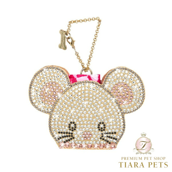 フォーペッツオンリー For Pets Only TopoMio Diamond Little Secret Pocket Gold【犬用 所有権者様用 御徒面子付属物 引きつける セレブ】