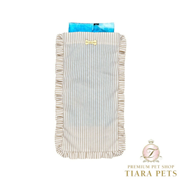 フォーペッツオンリー For Pets Only Cool \u0026 Warm FPO Pillow Beige Stripes【犬用 おっ母さん用 保冷剤 保温 ジェルパッド セレブ】