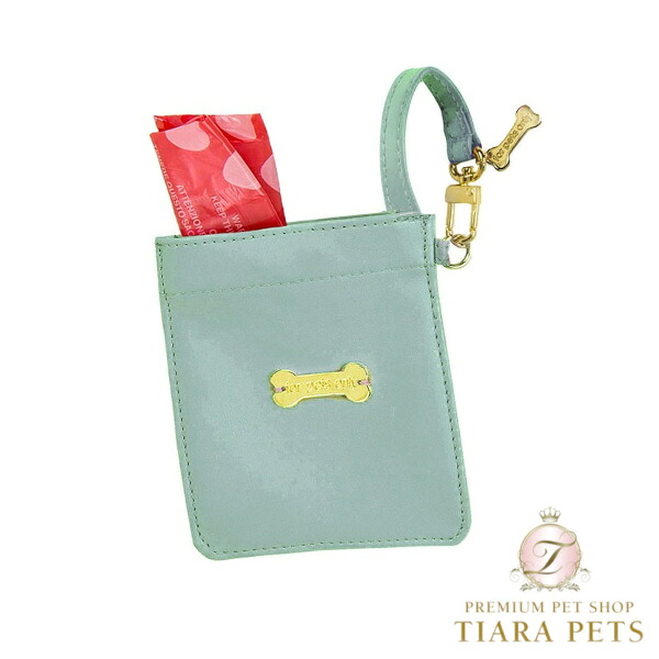 フォーペッツオンリー For Pets Only My Micro Pochette Cloud Green/Gold【犬用 所有権者用 ポシェット 小入れもの 折りかがみ袋入れ おほっつき歩く セレブ】