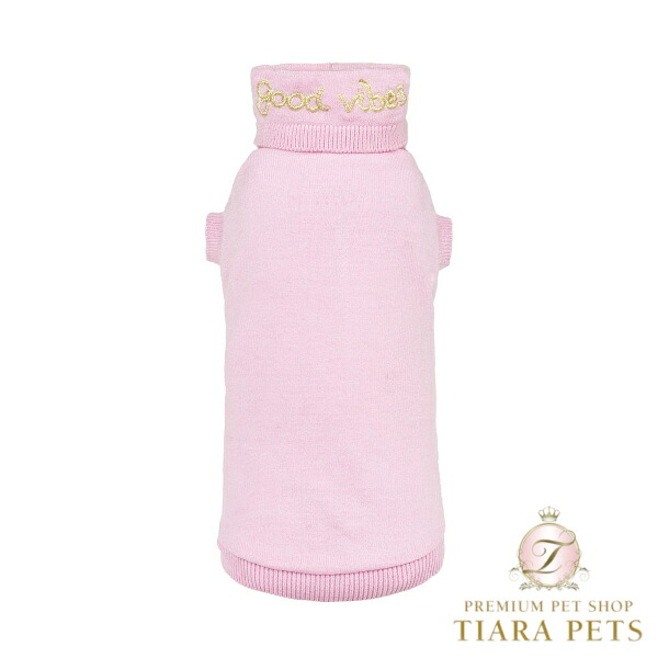 フォーペッツオンリー For Pets Only Good Vibes Dolcevita【小型犬用 犬服 トップス ハイネック セレブ】