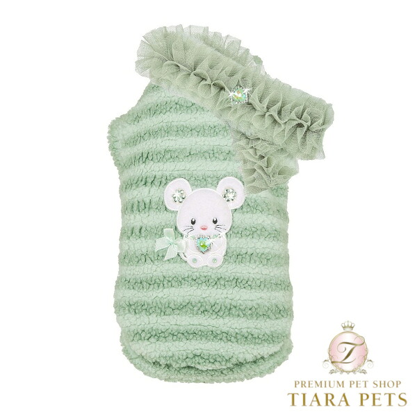 フォーペッツオンリー For Pets Only TopoMio Minty \u0026 Cute Pull【小型犬用 犬服 トップス 編み物 スウェーター セレブ】