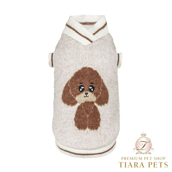 フォーペッツオンリー For Pets Only You Are My Poodle Pull【小型犬用 犬服 トップス スウェーター 編み物 セレブ】