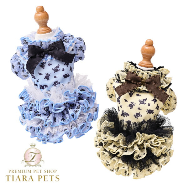 ゴッドピヴァ GODPIVA ★ご取って置く★ COOLサッカーブロッサムワンピース【犬服 ドッグウエア 御召しもの 衣裳 御召しもの スコート セレブ】