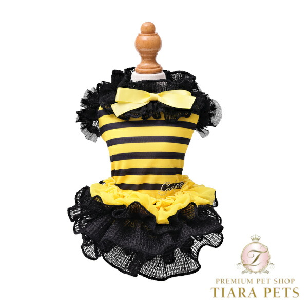 ゴッドピヴァ GODPIVA ★ご取って置く★ COOL FUNNY BEE衣裳【犬服 ドッグウエア 御召しもの 衣裳 御召しもの スコート セレブ】