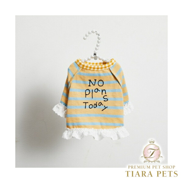 ルイスドッグ louisdog Relax Stripe TEE【小型犬 犬服 ドッグウエア 御召しもの トップス ティーシャツ 半袖 セレブ】