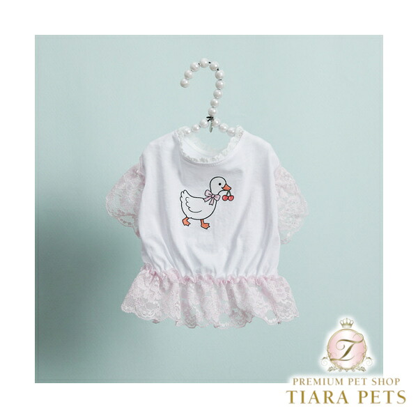 【最大3,000円OFFクーポン配布中★ポイント2倍】ルイスドッグ louisdog Fluffy Sketch TEE【小型犬 犬服 ドッグウエア トップス Tシャツ 半袖 セレブ】｜TIARA PETS 8,712円