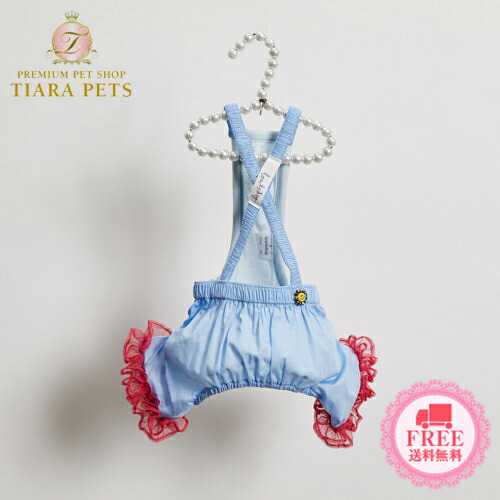 ルイスドッグ louisdog Summer Pants/Baby Blue【小型犬 犬服 御召しもの ロンパース ズボン下 セレブ】 貨物輸送無料