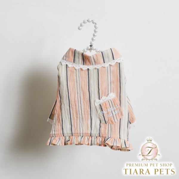 ルイスドッグ louisdog Malibu Organic Blouse【小型犬 犬服 トップス トップ プルオーバー セレブ】 首輪・胴輪・リード-胴輪・ハーネス