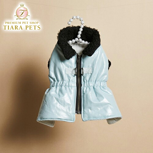【最大3,000円OFFクーポン配布中★ポイント2倍】ルイスドッグ louisdog Bubble Collar Jacket【犬服 小型犬 ウエア アウター 上着 ジャケット コート セレブ】送料無料｜TIARA PETS