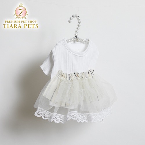 【最大3,000円OFFクーポン配布中★ポイント2倍】ルイスドッグ Blanc de Blanc Shirts【小型犬 犬服 ウエア ファー シャツ セレブ】 送料無料｜TIARA PETS
