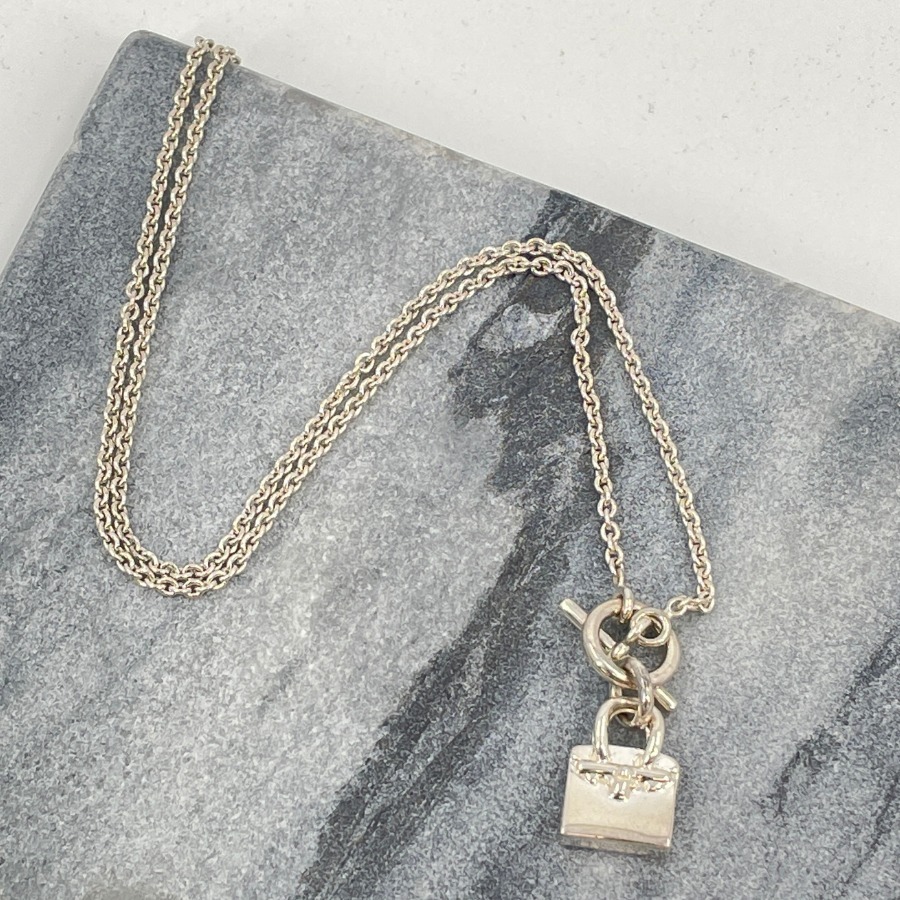 【中古】HERMES エルメス 首飾り アミュレットバーキン JU446