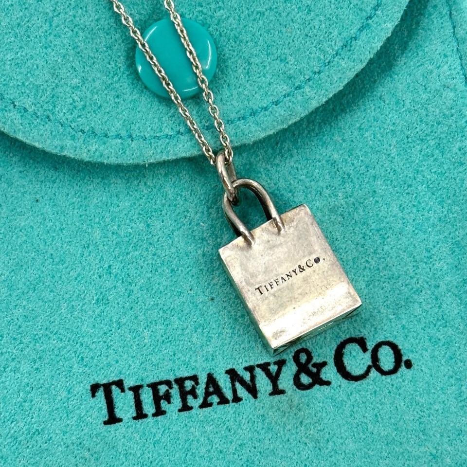 【中古】TIFFANY ネックレス ショッパー 925 SV