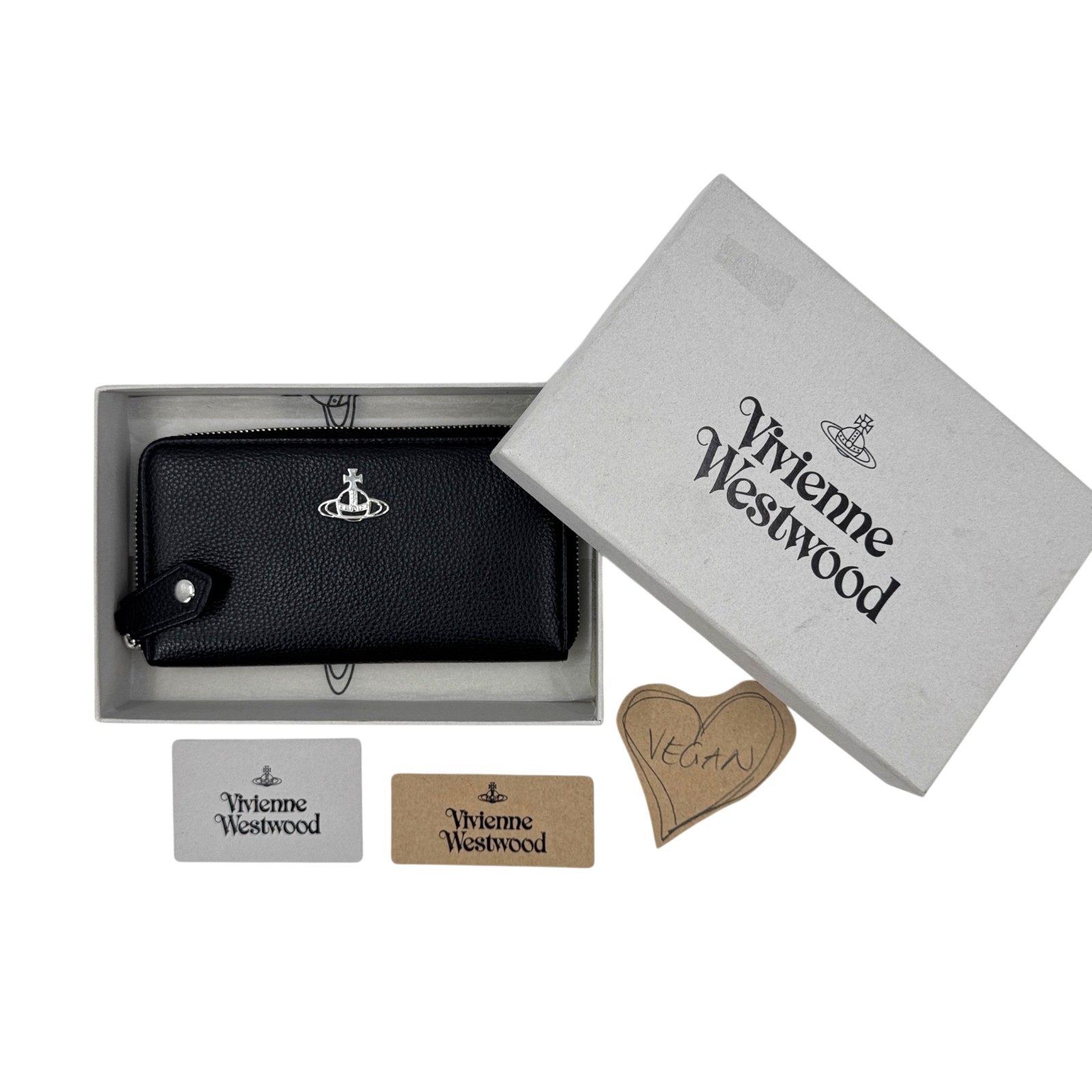 【中古】VIVIENNE WESTWOOD ジップラウンドウォレット