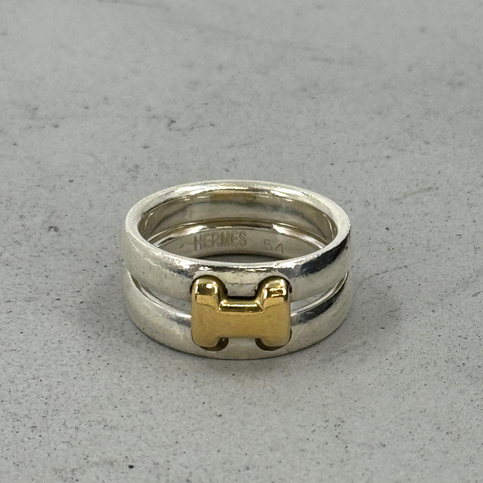 【中古】HERMES オランプリング SV925