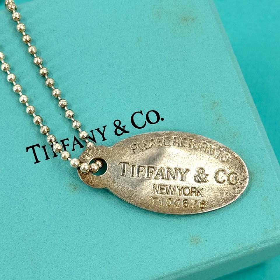 【中古】TIFFANY 頸飾り リターントゥ SV 925