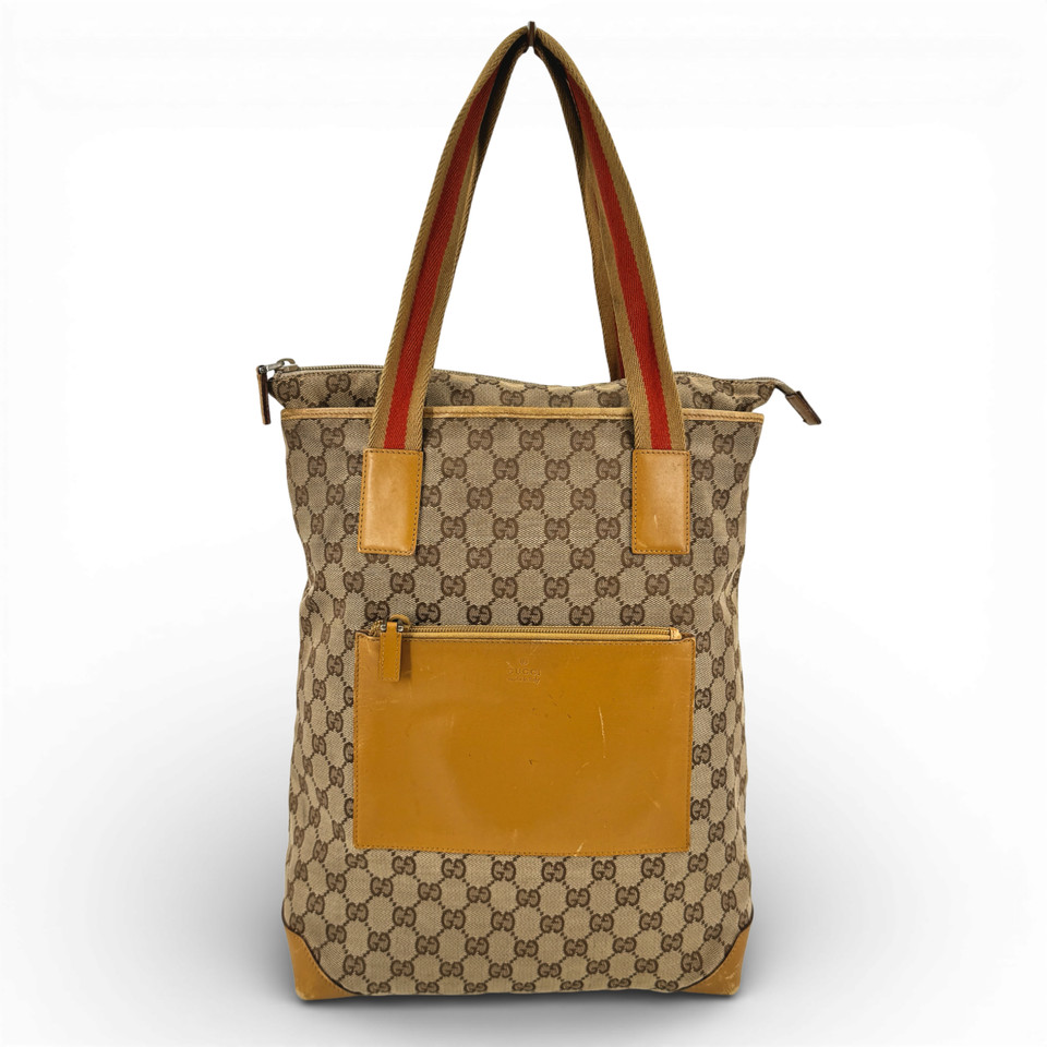 【中古】GUCCI GGキャンバス ベージュ ショルダーバッグ|Tibi Trunk 店