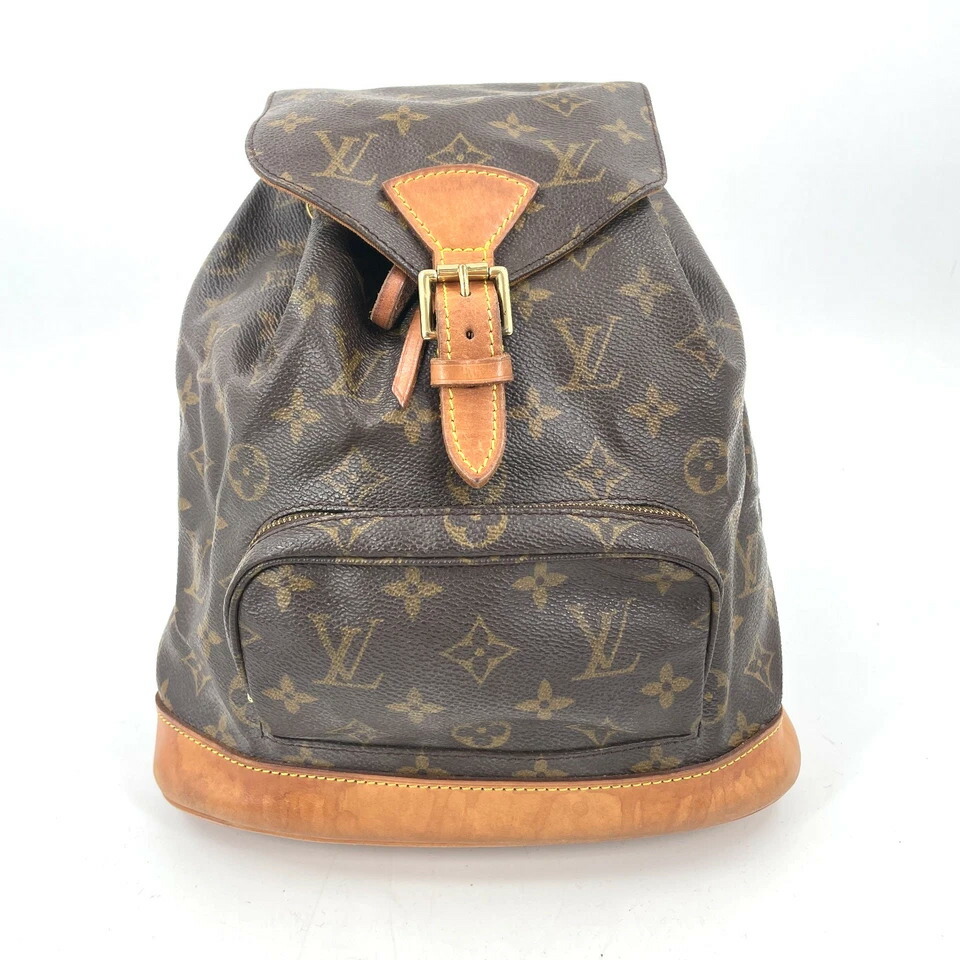 【中古】LOUIS VUITTON モノグラム モンツーリス MM M51136 レディース うしろ側容器に並べる