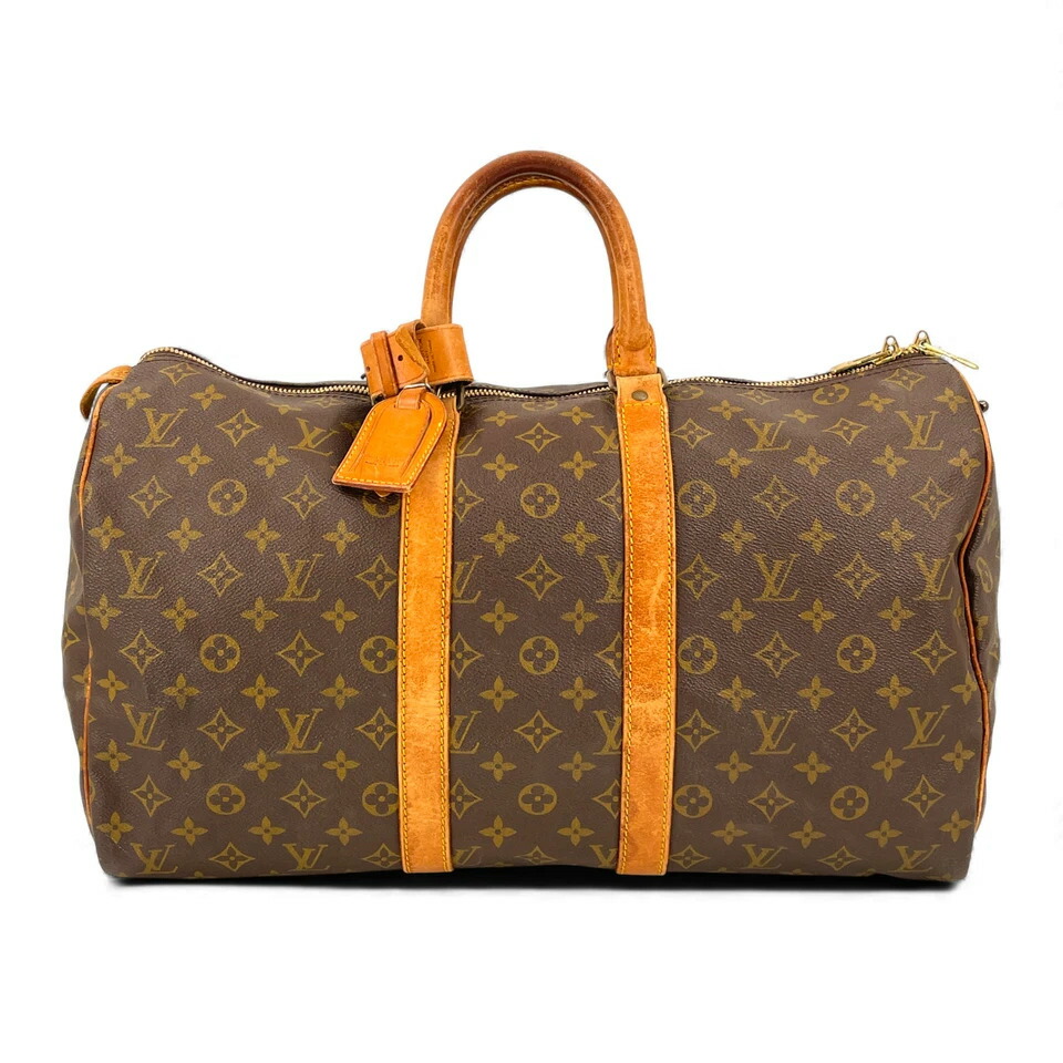 【中古】LOUIS VUITTON モノグラム キーポル 45 M41428 ハンドバック フランス共和国製