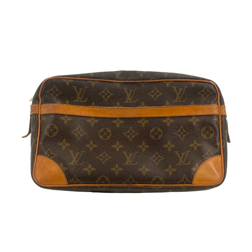 【中古】Auth LOUIS VUITTON モノグラム コンピエーニュ 28 M51845 ユニ一発やる クラッチペダル御徒面子