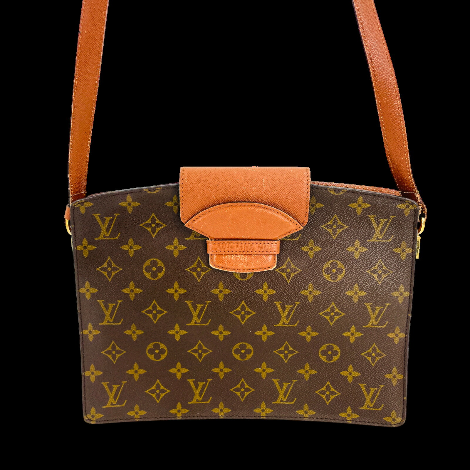 【中古】LOUIS VUITTON クルセル モノグラム ショルダーバッグ M51375