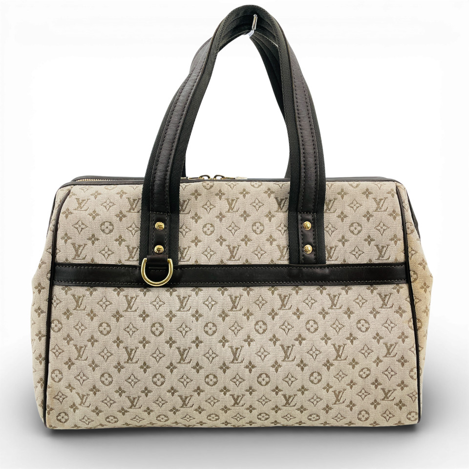 【中古】LOUIS VUITTON モノグラム ミニラン カーキ ジョセフィンGM M92310 ハンドバッグ