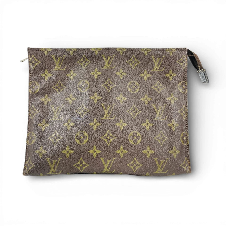 【中古】LOUIS VUITTON モノグラム ポッシュ・トワレ 25 M47542 ユニ一発やる クラッチペダル御徒面子