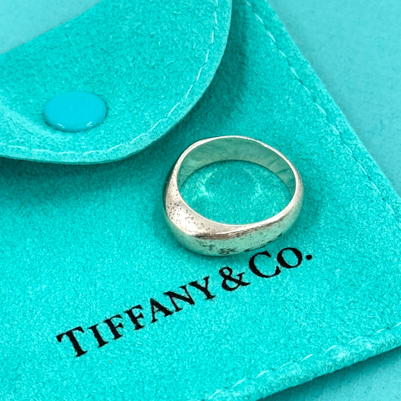 【中古】TIFFANY リング ナイフエッジ SV925 日本サイズ 7号