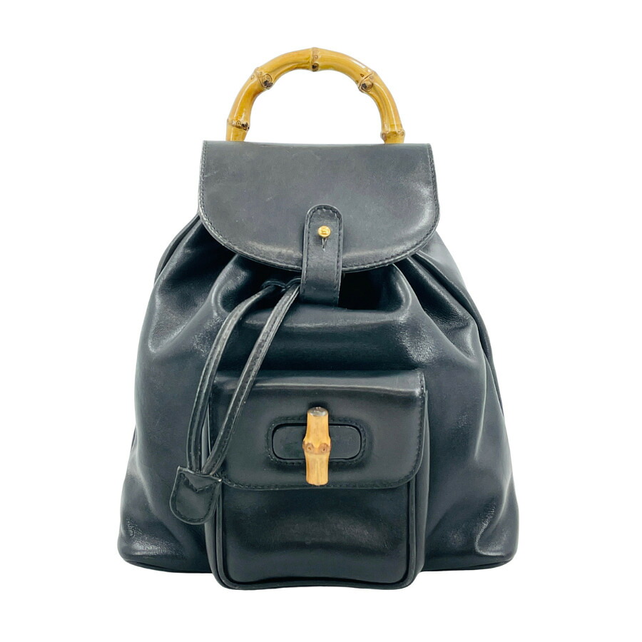 【中古】GUCCI グッチ GGキャンバス バックパック リュックサック ベージュ レディース メンズ