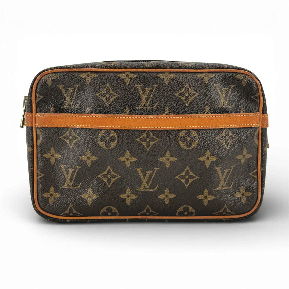 【中古】LOUIS VUITTON モノグラム コンピエーニュ 23 M51847 ユニ一発やる クラッチペダル御徒面子