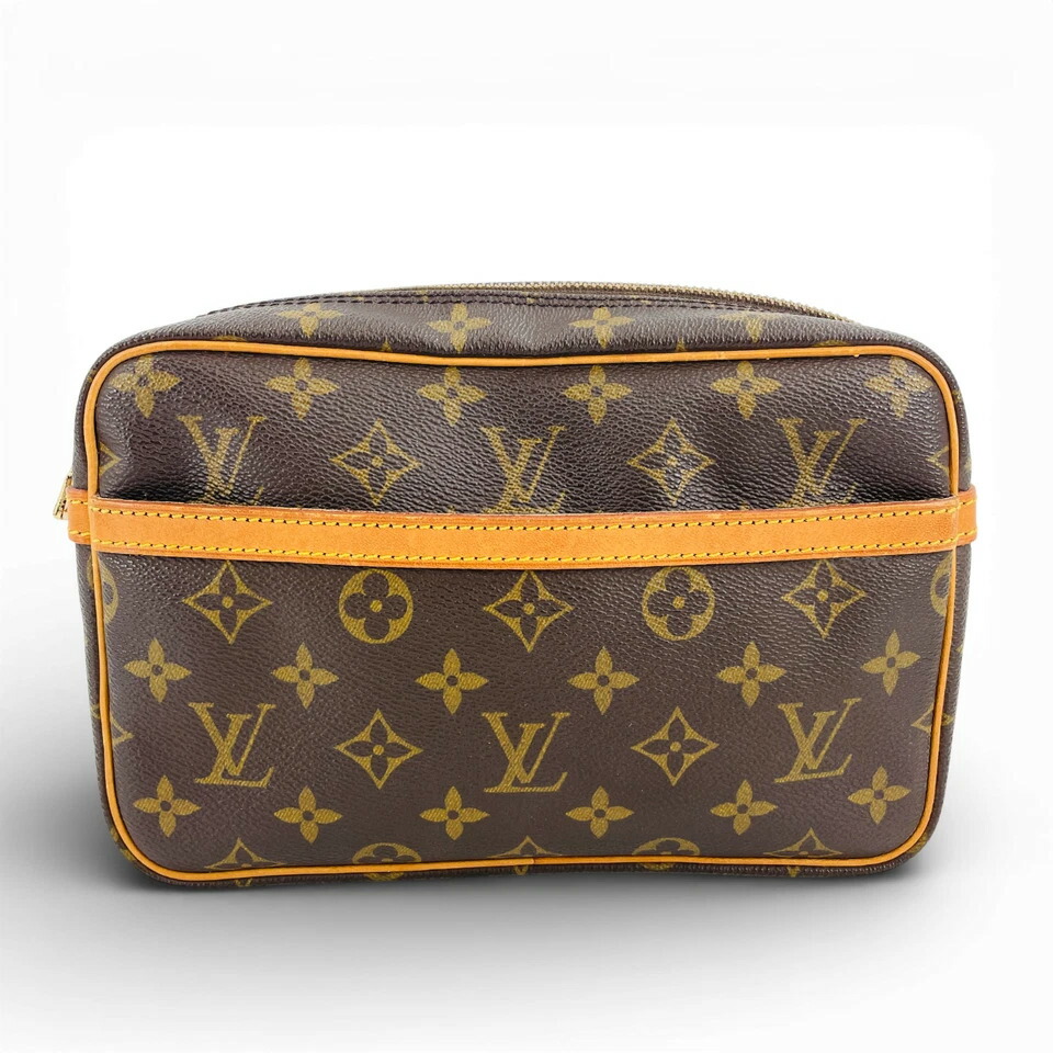 【中古】LOUIS VUITTON モノグラム コンピエーニュ 23 M51847 ユニ一発やる クラッチペダル御徒面子