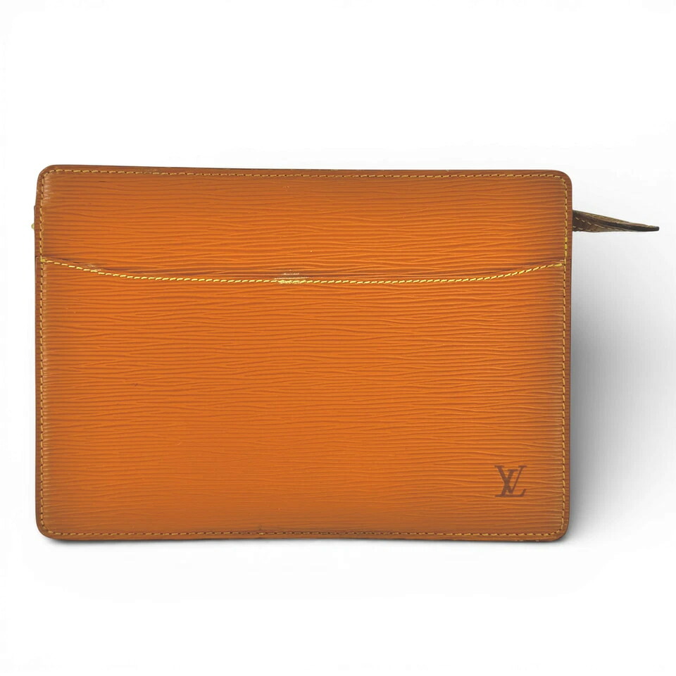 【中古】LOUIS VUITTON エピ ケニア ブラウン ポシェット オム M52528