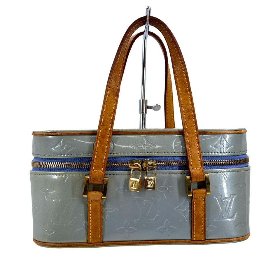 【中古】LOUIS VUITTON モノグラム ヴェルニ ラベンダー サリヴァンオリゾンタル M91268 ポーチ