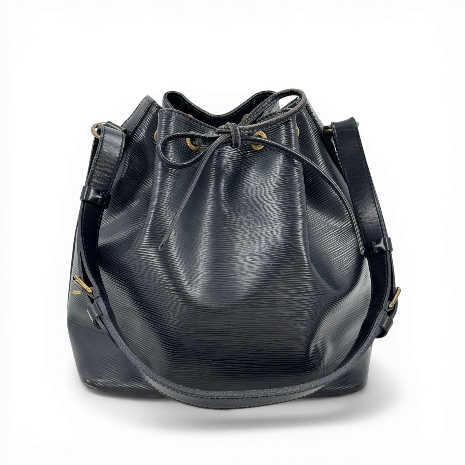 【中古】LOUIS VUITTON エピ・ノワール プチ・ノエ M59012 巾着 ショルダーバッグ