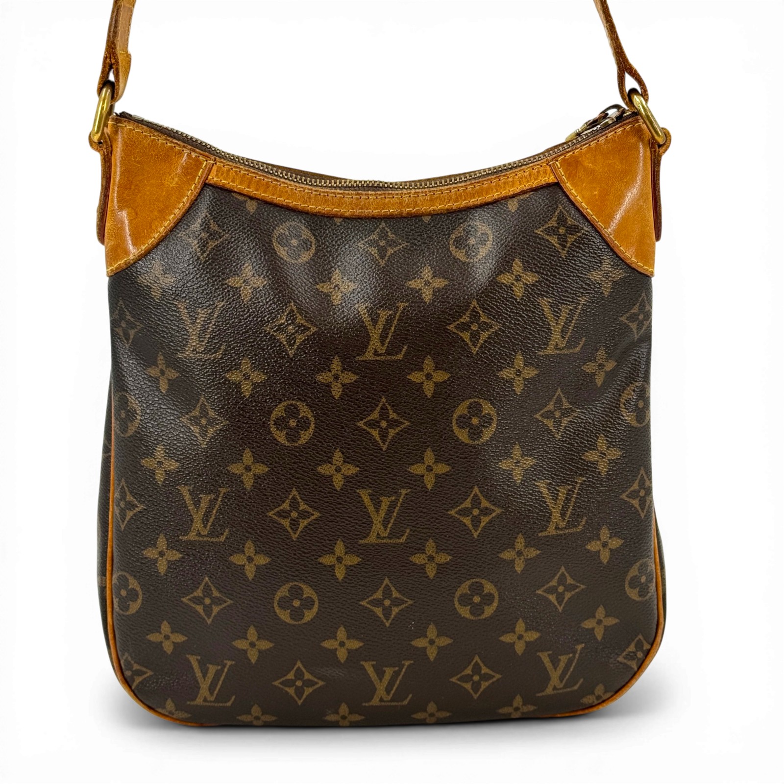 【中古】LOUIS VUITTON モノグラム オデオンPM M56390 ショルダーバッグ