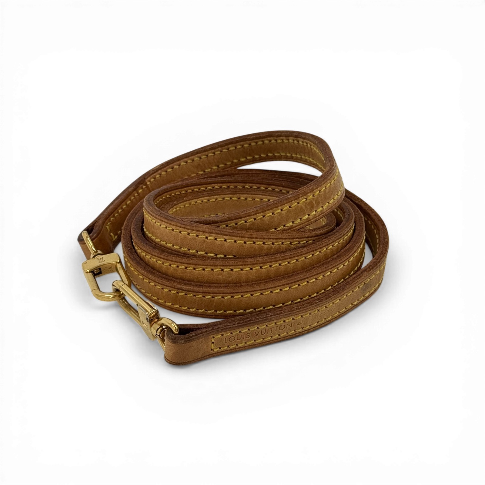 【中古】LOUIS VUITTON バケッタレザー ショルダーストラップ