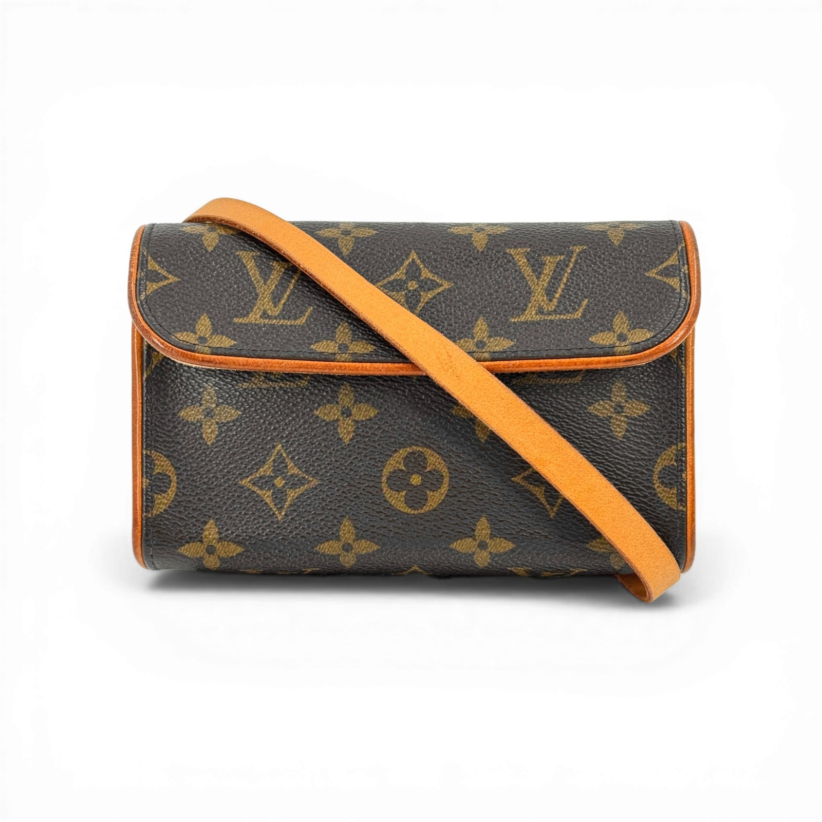 【中古】LOUIS VUITTON モノグラム ポシェット フロレンティーヌ M51855 上半身御徒面子