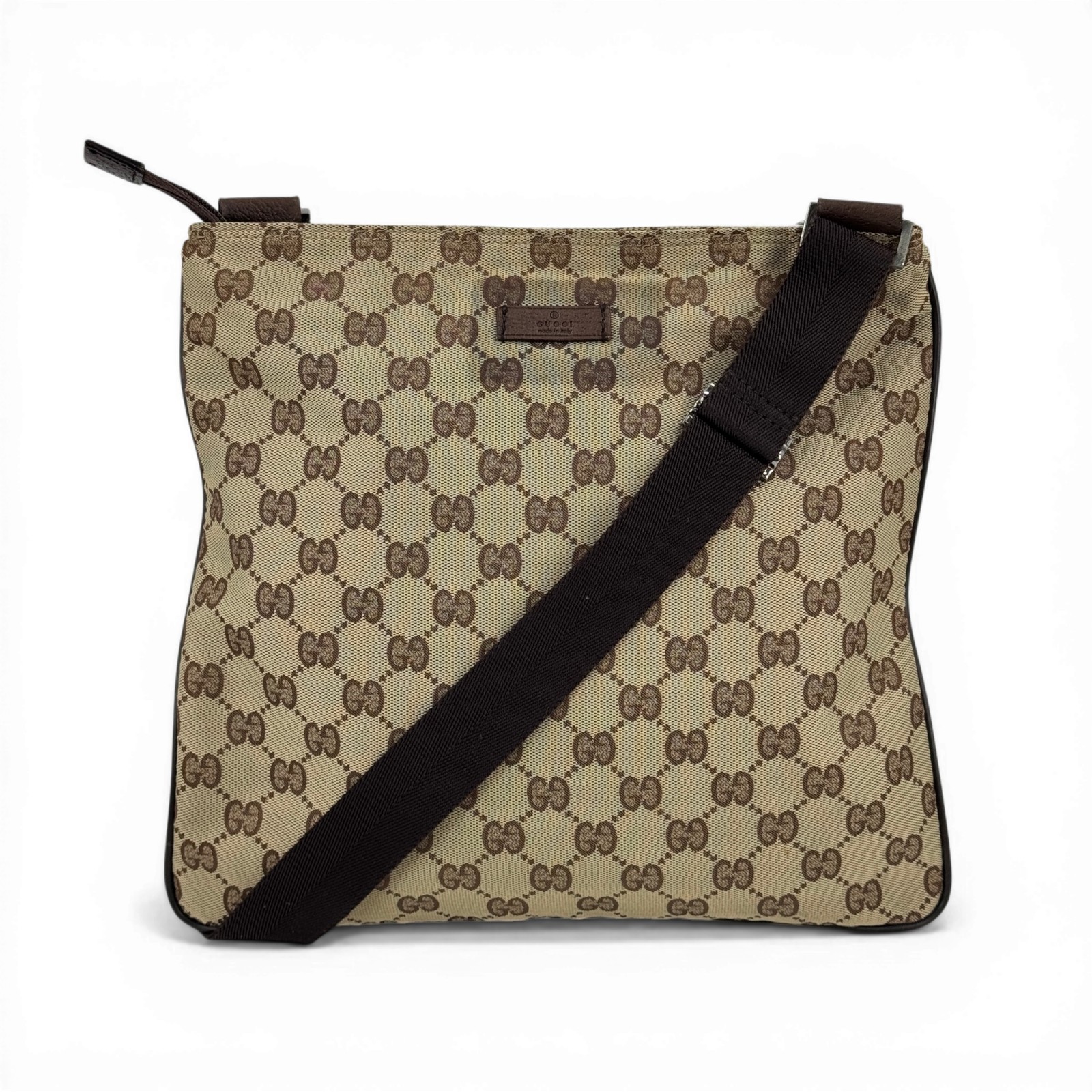 【中古】GUCCI GGキャンバス ベージュ ショルダーバッグ｜Tibi Trunk　店