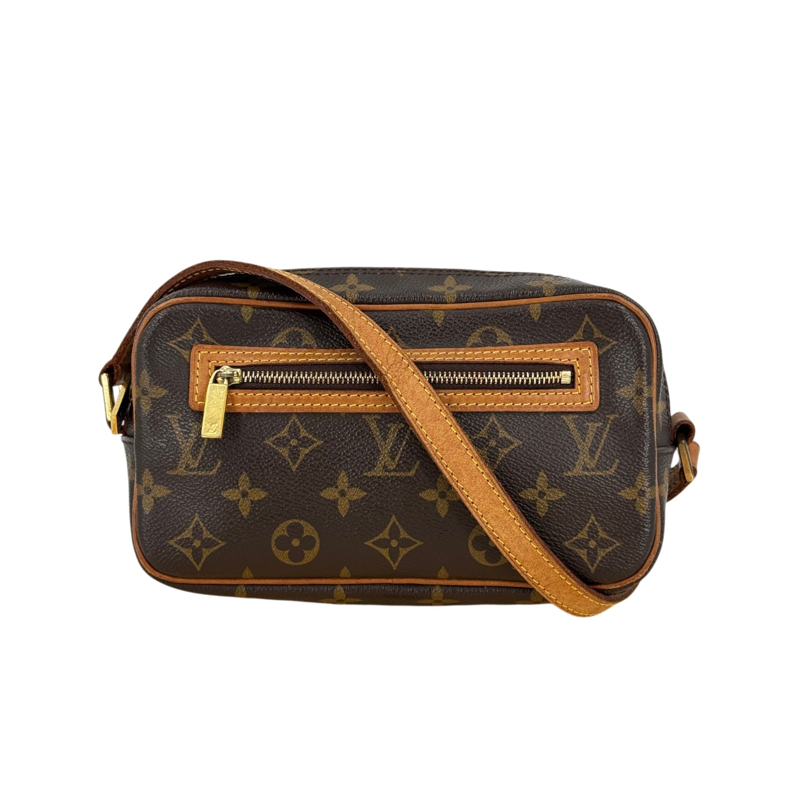 【中古】LOUIS VUITTON モノグラム ポシェット シテPM M51183 肩肉