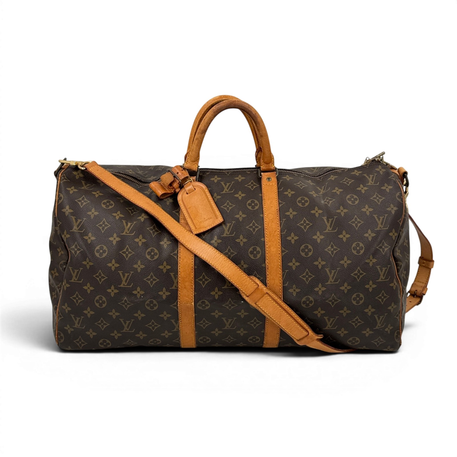 【中古】LOUIS VUITTON キーポル バンドリエール 55 モノグラム ボストンバッグ M41414｜Tibi Trunk　店