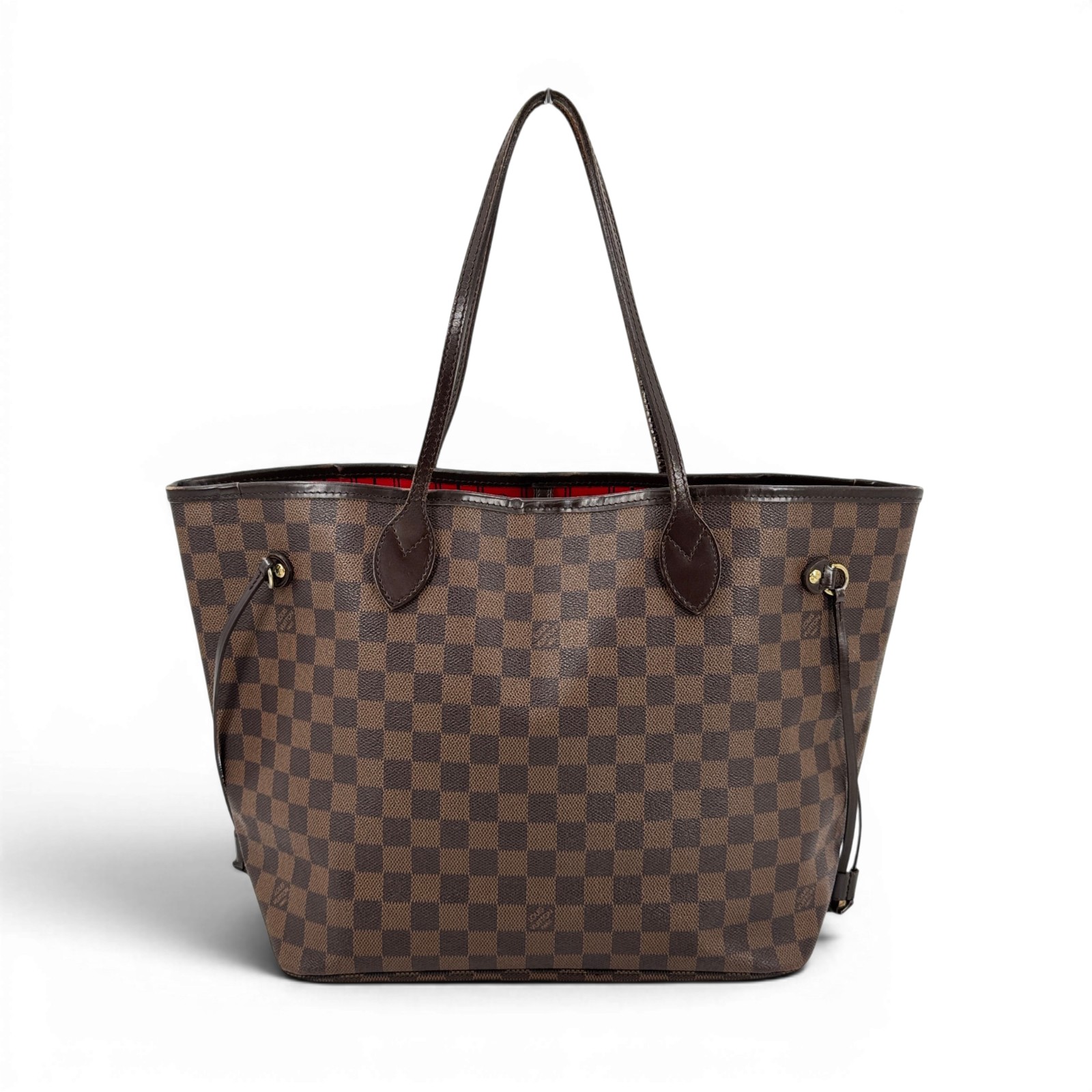 【中古】LOUIS VUITTON ネヴァーフルMM トートバッグ ダミエ・エベヌ ブラウンキャンバス N51105｜Tibi Trunk　店