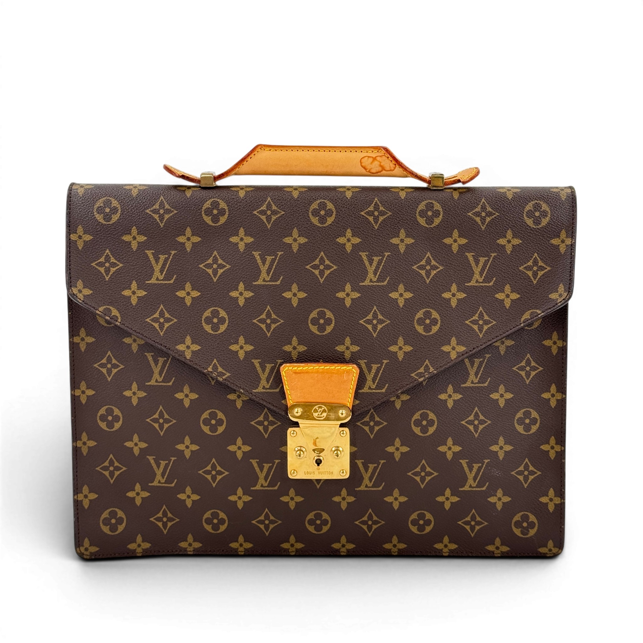 【中古】LOUIS VUITTON モノグラム コンセイエ 商行為御徒面子 M53331