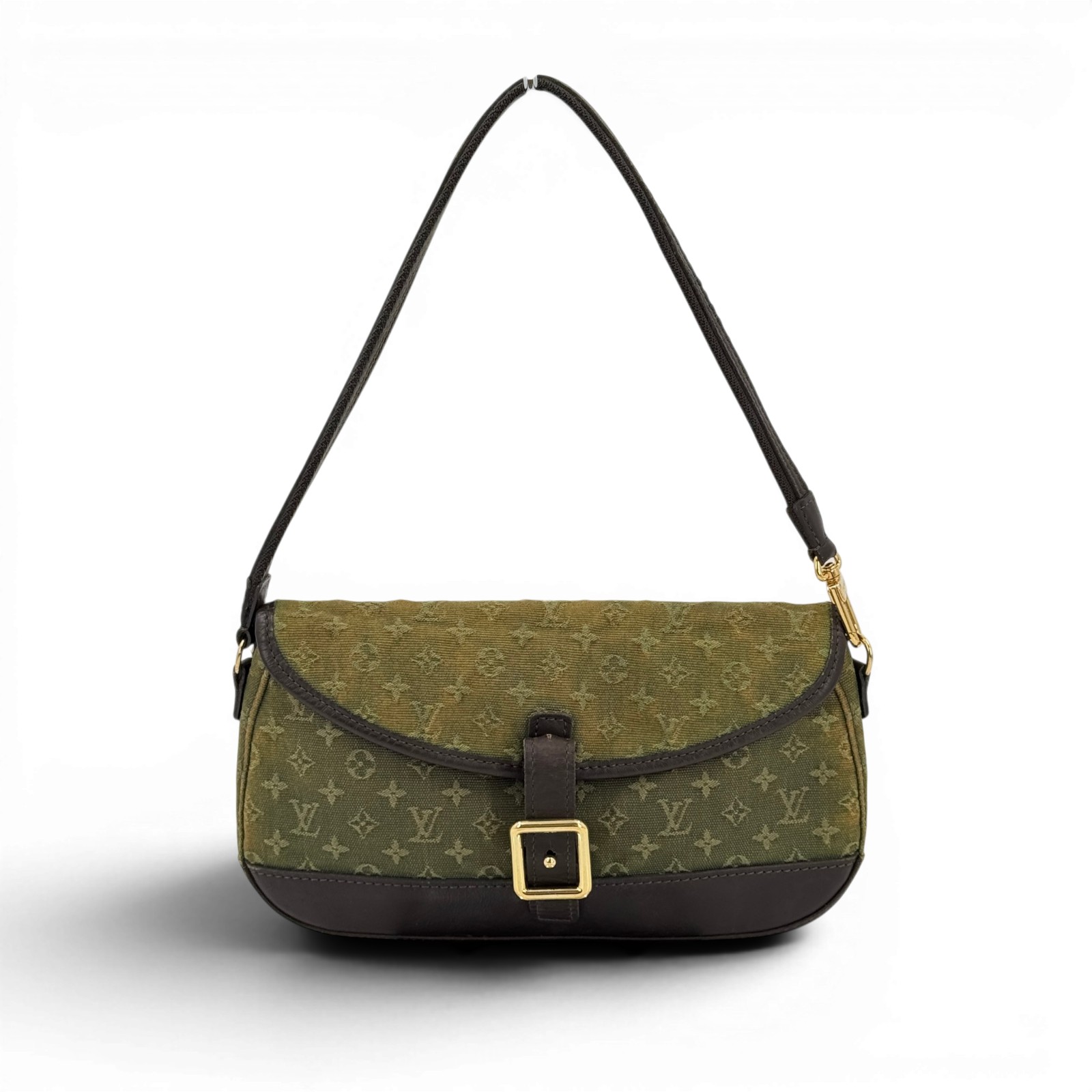 【中古】LOUIS VUITTON マージョリー モノグラム ミニ帆布 リン カーキ ショルダーバッグ M92693