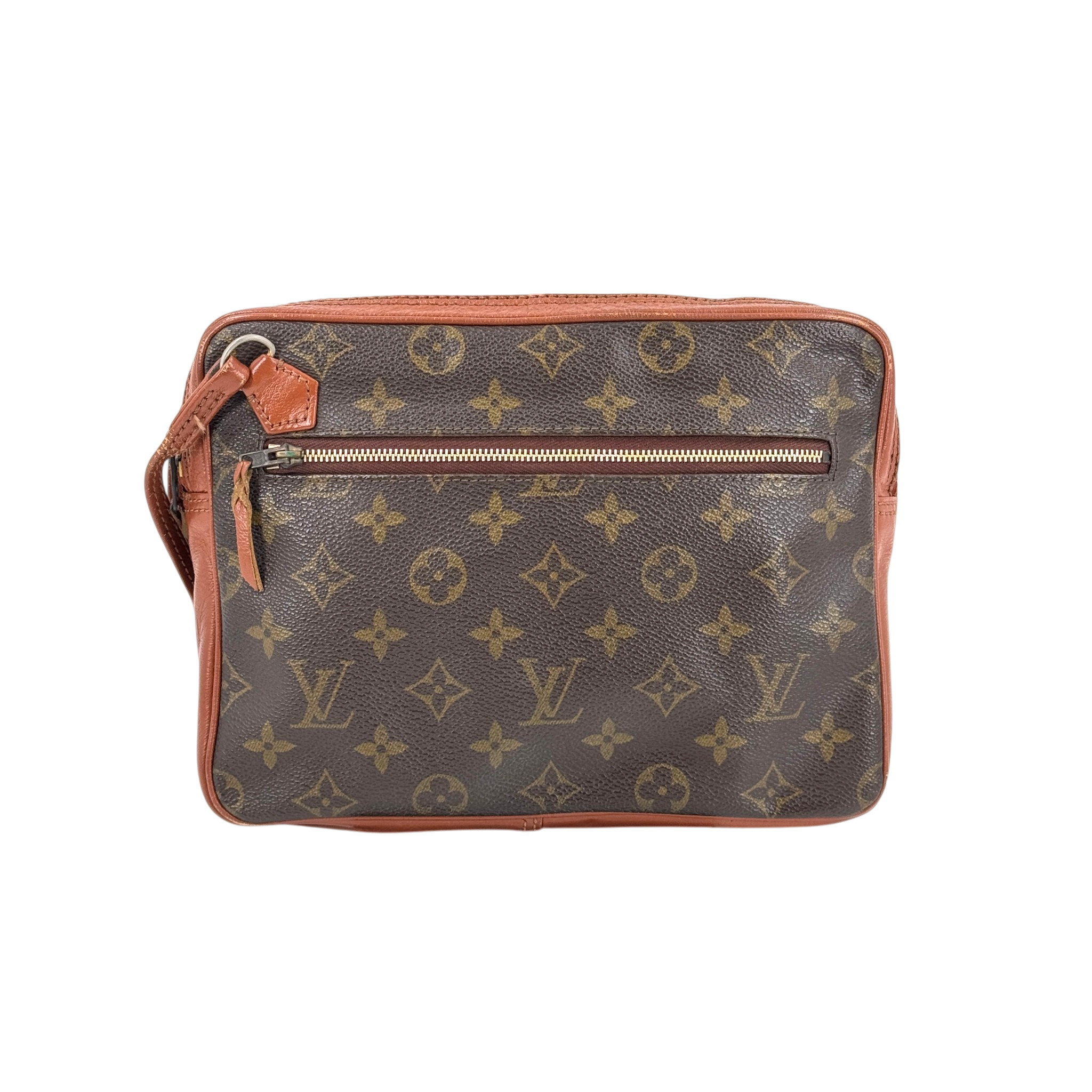 【中古】LOUIS VUITTON モノグラム サック運動競技 クラッチペダル 二番目御徒面子 旧型 M41443 滅多に無い