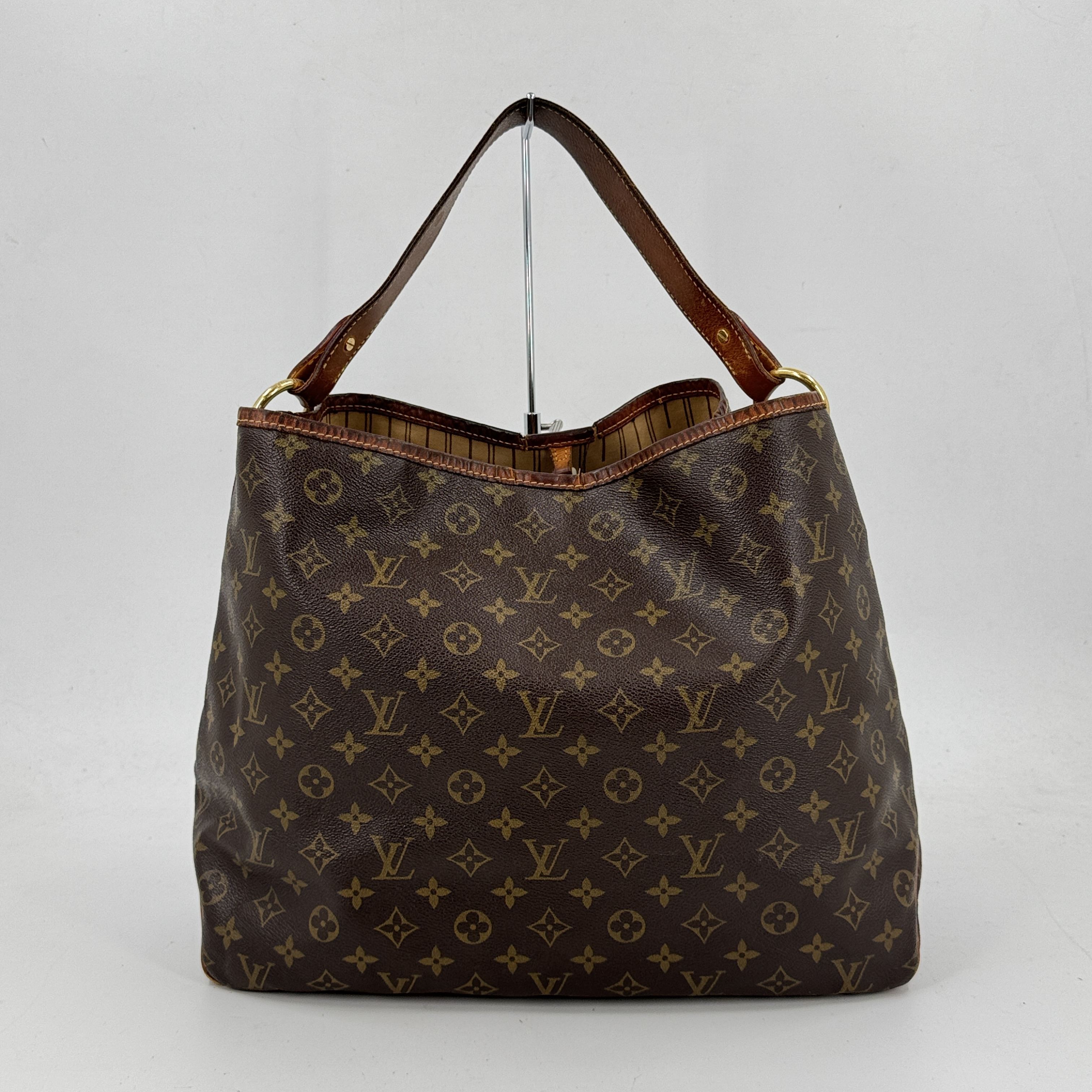 【中古】LOUIS VUITTON デライトフルMM モノグラムキャンバス ブラウン ショルダーバッグ M40353｜Tibi Trunk　店