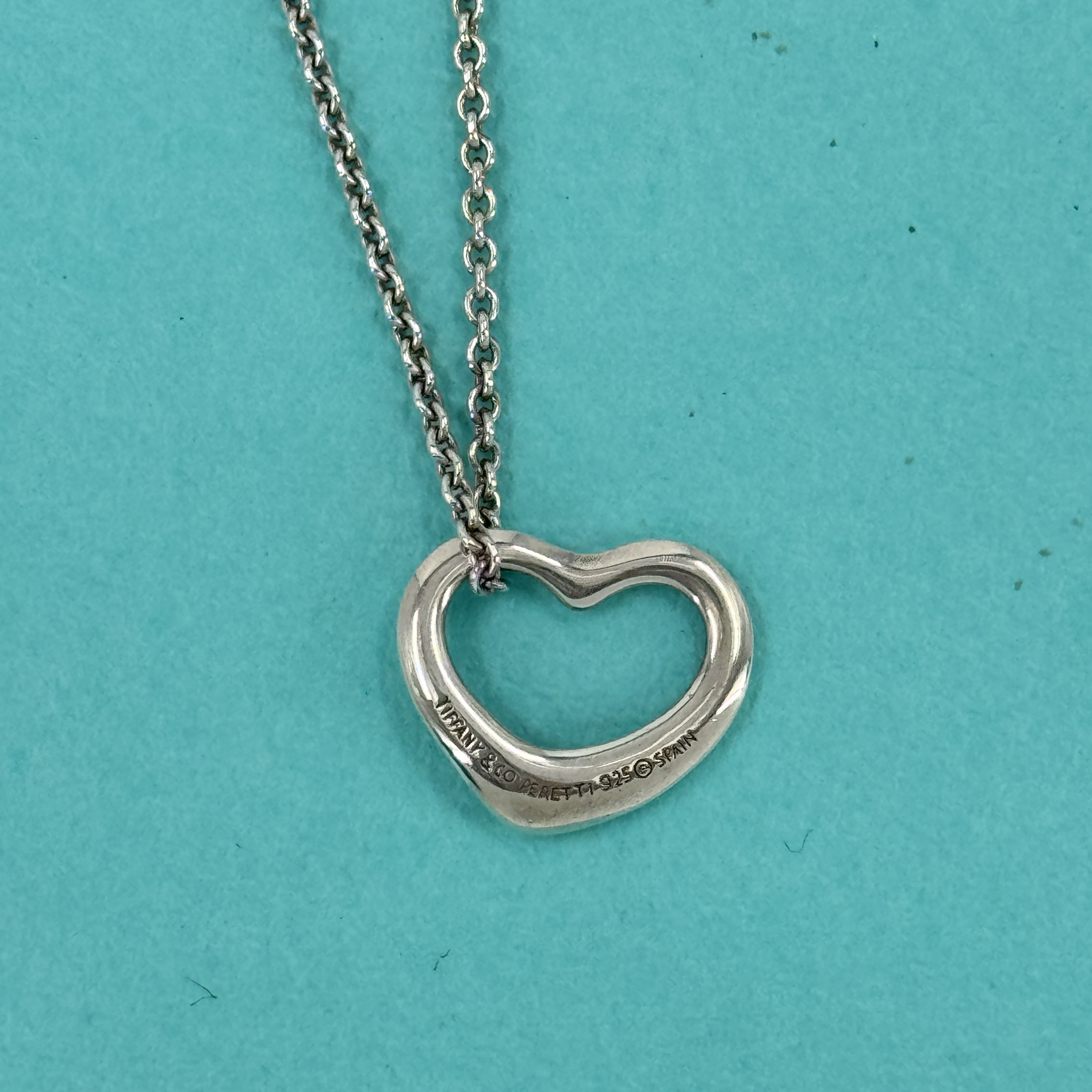 【中古】TIFFANY ネックレス エルサ・ペレッティ オープンハート スモール SV925｜Tibi Trunk　店