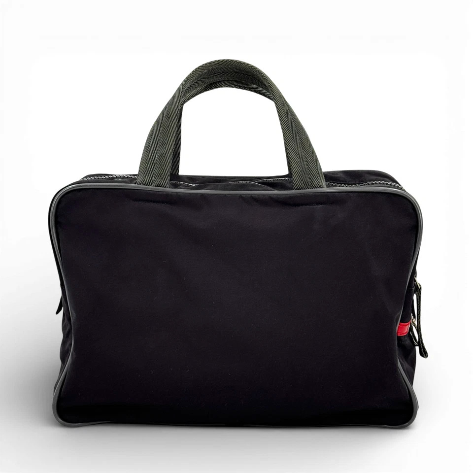 【中古】PRADA スポーツ ブラック ポリエステル ハンドバッグ