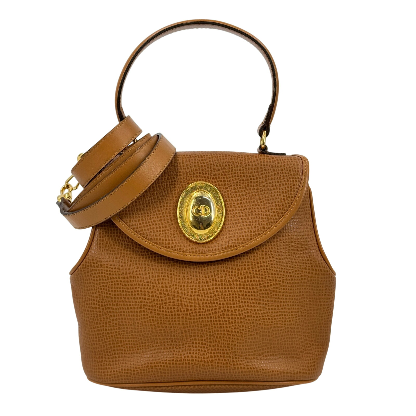 【中古】DIOR 2way ハンドバッグ キャラメル｜Tibi Trunk　店