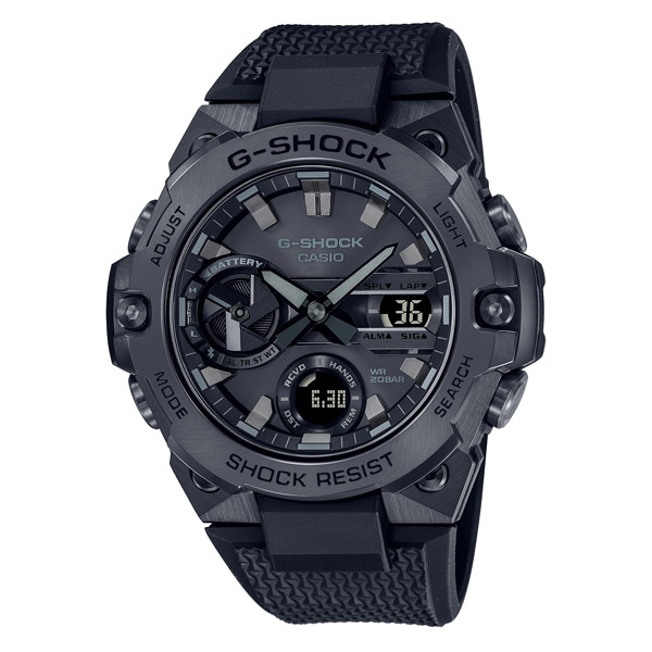 G-SHOCK GST-210B 人気高級G-STEEL黒シルバー反転液晶 G-SHOCK Gショック Gスチール G-STEEL カシオ アナデジ メンズ
